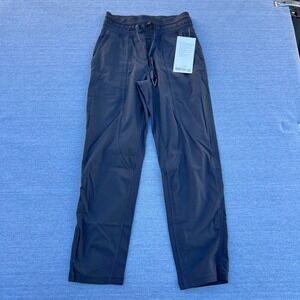 Lululemon‎ Dance Studio MR Crop Pants Graphite Grey Women's Size 2